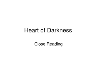 Heart of Darkness