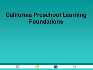 California Preschool Learning Foundations