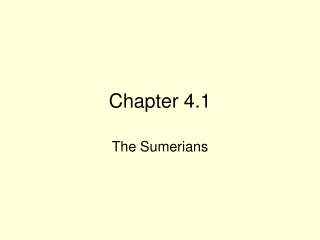 Chapter 4.1