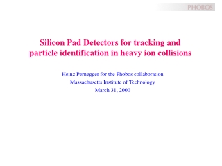 Silicon Pad Detectors for tracking and particle identification in heavy ion collisions