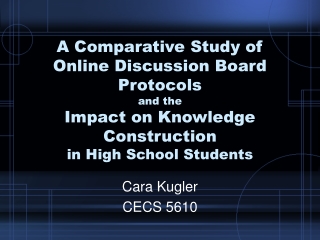 Cara Kugler CECS 5610