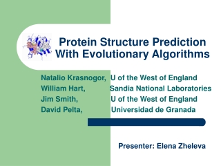 Protein Structure Prediction  With Evolutionary Algorithms