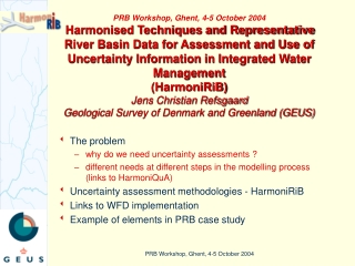 The problem why do we need uncertainty assessments ?