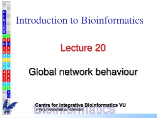 Introduction to Bioinformatics