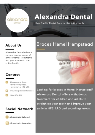 Braces Hemel Hempstead