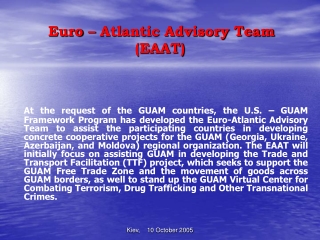 Euro – Atlantic Advisory Team (EAAT)