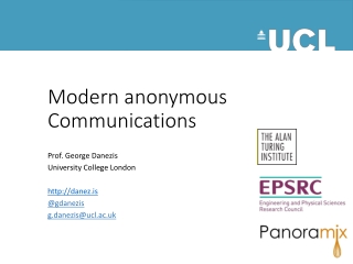 Modern anonymous Communications