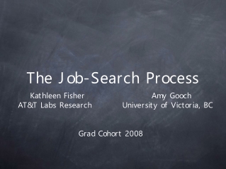 The Job-Search Process