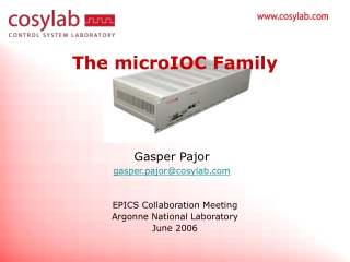 The microIOC Family