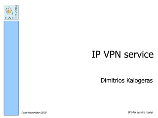 IP VPN service