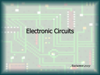 Electronic Circuits