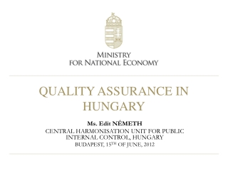 QUALITY ASSURANCE IN HUNGARY