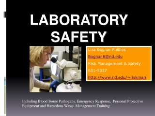 LABORATORY SAFETY