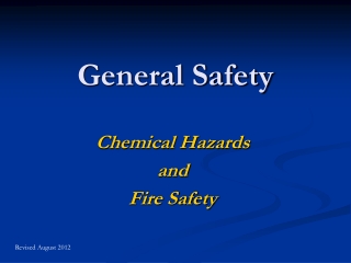 General Safety