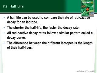 7.2  Half Life