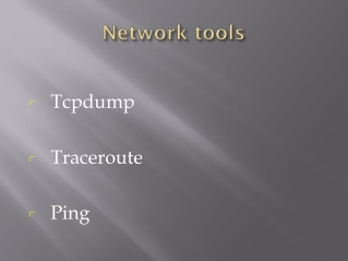 Network tools