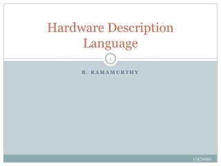 Hardware Description Language