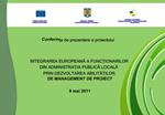 Conferinta de prezentare a proiectului