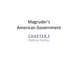 Magruder’s American Government