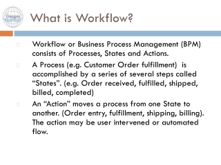 What is Workflow?