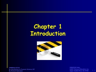 Chapter 1 Introduction