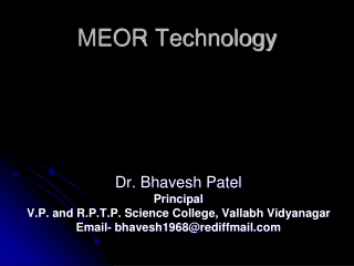 MEOR Technology