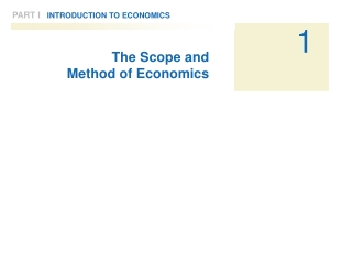 The Scope and Method of Economics