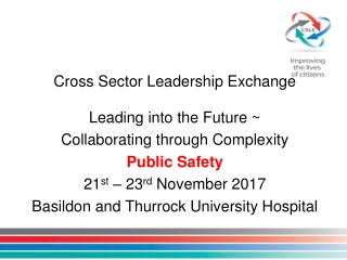 Cross Sector Leadership Exchange Leading into the Future ~ Collaborating through Complexity