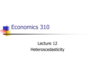 Economics 310