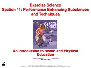 An Introduction to Health and Physical Education Ted Temertzoglou	 Paul Challen ISBN 1-55077-132-9