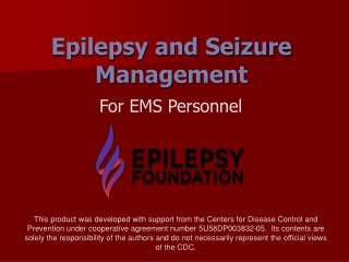 Epilepsy and Seizure Management