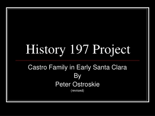 History 197 Project