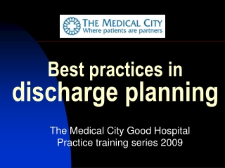 Best practices in  discharge planning