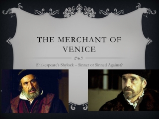 The merchant of Venice