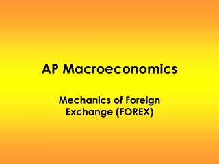 AP Macroeconomics