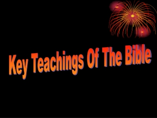 Key Teachings Of The Bible