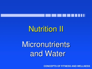 Nutrition II