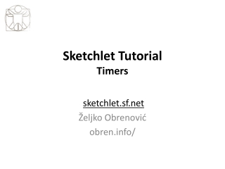 Sketchlet Tutorial Timers