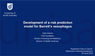 Development of a risk prediction model for Barrett’s oesophagus