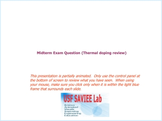 Midterm Exam Question (Thermal doping review)