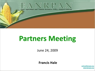 Partners Meeting June 24, 2009