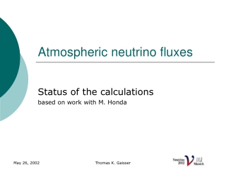 Atmospheric neutrino fluxes