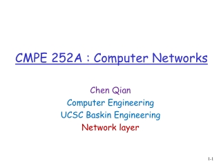 CMPE  252A  : Computer Networks