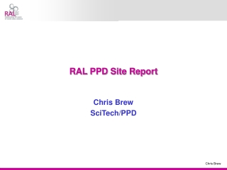 RAL PPD Site Report