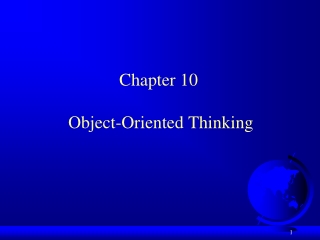 Chapter 10  Object-Oriented Thinking
