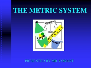 THE METRIC SYSTEM