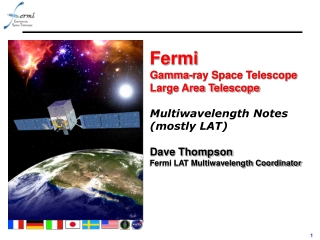 Fermi  Gamma-ray Space Telescope Large Area Telescope Multiwavelength Notes (mostly LAT)