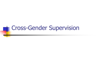 Cross-Gender Supervision