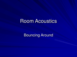 Room Acoustics