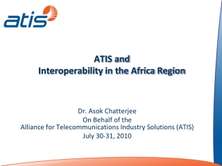 ATIS and Interoperability in the Africa Region